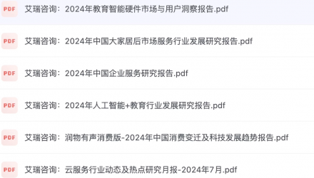 艾瑞咨询2012–2025年研究报告