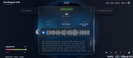 Meta推出Omnilingual ASR：支持1600多种语言的全球语音AI迈入新时代