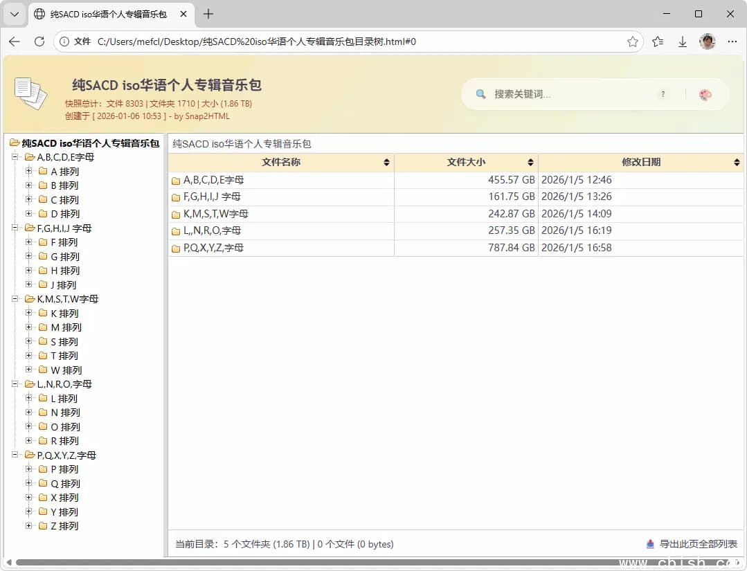 超级音乐光盘 (华语个人专辑音乐包) SACD 1.86T-