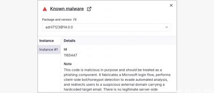 npm被当成钓鱼基础设施，27个恶意包瞄准企业账号密码