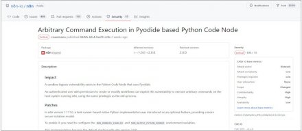 工作流自动化平台n8n曝出9.9分重大漏洞，成功利用可能危及整个执行环境安全