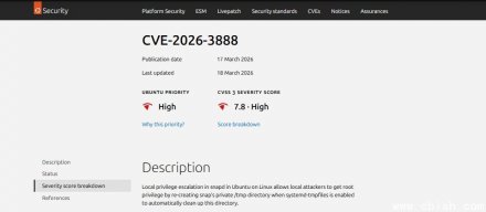 Ubuntu Desktop存在高风险本地权限提升漏洞，可能导致攻击者接管系统