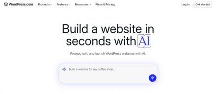 WordPress.com发表AI工具，用聊天机器人帮你架站