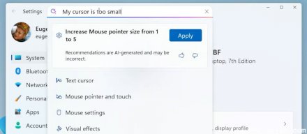 微软Copilot+ PC新增能变更设定的AI代理人、Click to Do功能