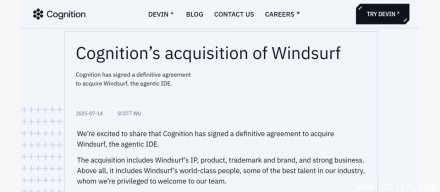 Cognition收购Windsurf