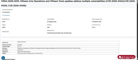 VMware修补Aria Operations、VMware Tools权限提升漏洞，中国黑客一年前已用于零日攻击