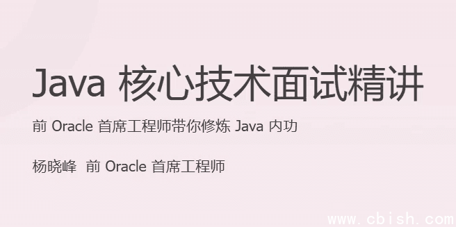 Java 核心技术面试精讲(完结)