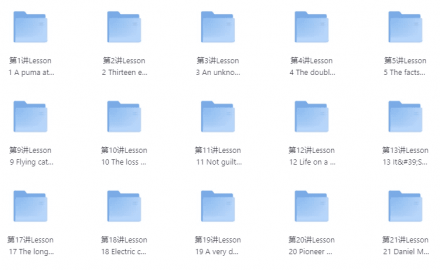 《新概念英语第三册》60讲精讲课程