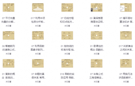 乐乐课堂：高中数学600讲视频课程