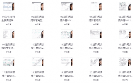 高级英语阅读技能提升训练营（共83课时）