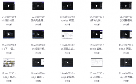 全栈Web开发工程师培训课程