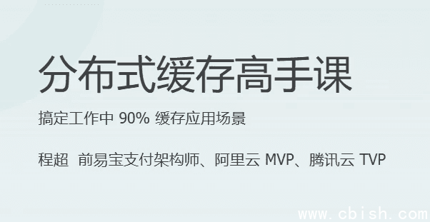 分布式缓存高手课