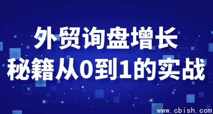 外贸询盘增长秘籍从0到1的实战