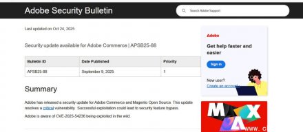 Adobe电商平台上出现重大级别漏洞SessionReaper，已被用于攻击行动，超过一半未修复系统可能成为攻击目标
