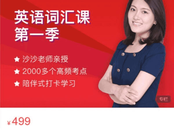 沙沙老师英语课程,初级单词+语法二合一,341节完整版