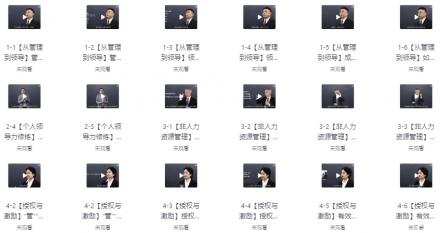 【MBA智库】管理精进：中层管理者能力突破训练营