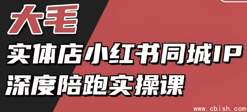 实体店小红书同城IP深度陪跑实操课，实体店小红书获客教程