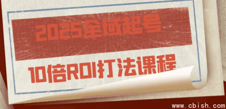 2025全域起号实现10倍ROI的实战打法课程