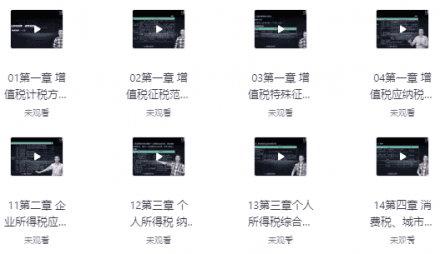 税务基础知识（共15讲）