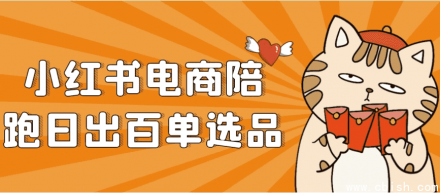 小红书电商陪跑实操：日出百单的选品策略