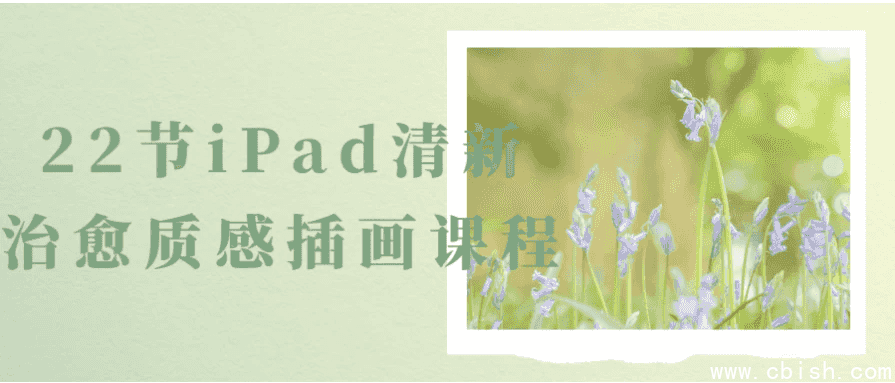 22节iPad清新治愈质感插画课程