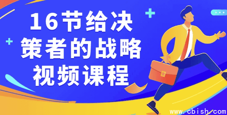 16节给决策者的战略视频课程