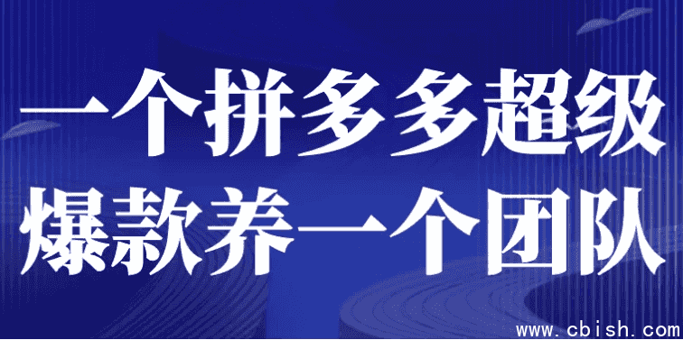 一个拼多多超级爆款养一个团队