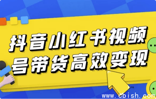 抖音小红书视频号带货高效变现