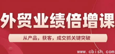 外贸业绩倍增课程：聚焦产品、获客与成交三大关键环节实现突破
