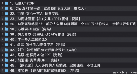 AI教程合集：万维钢、透透糖、李一舟等名师课程全收录