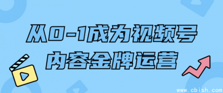 从0到1打造视频号内容金牌运营