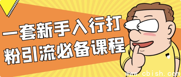 一套新手入行打粉引流必备课程