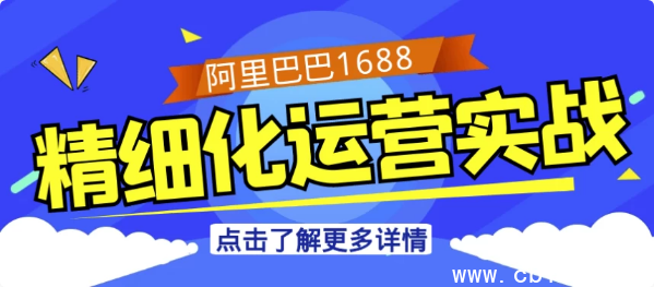 阿里巴巴1688精细化运营实战
