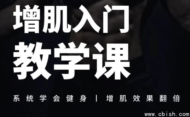 增肌入门教学课