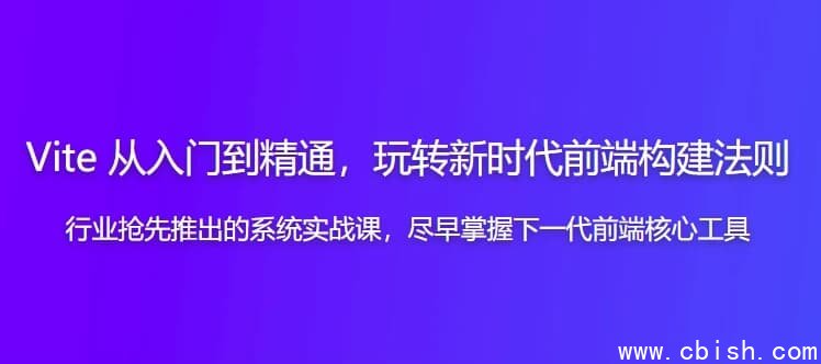 Vite 从入门到精通,玩转新时代前端构建法则