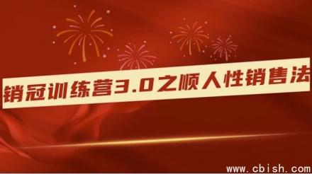 销冠训练营3.0：基于人性洞察的高效销售方法论