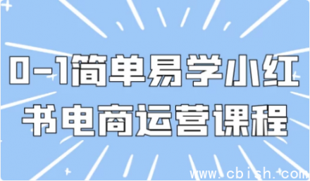 0-1零基础轻松上手：小红书电商运营入门课程