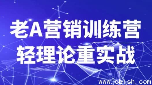 老A营销训练营轻理论重实战