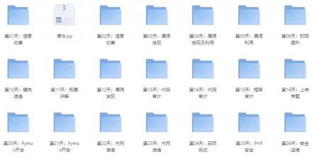 小迪网络安全培训视频教程（附完整源码与配套课件）