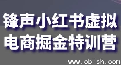 锋声小红书虚拟电商掘金特训营