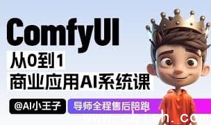 2025小王子ComfyUI商业应用AI系统课,视频+素材资料(1.01T)
