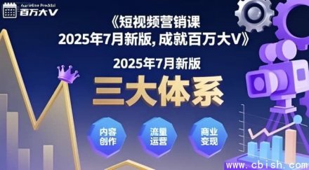 三大体系打造百万大V（2025年7月新版）
