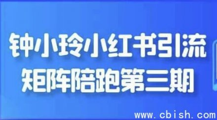 钟小玲小红书引流矩阵陪跑营第三期