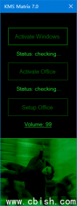 KMS Matrix v7.0 绿色版 —— Windows 与 Office 一键激活工具