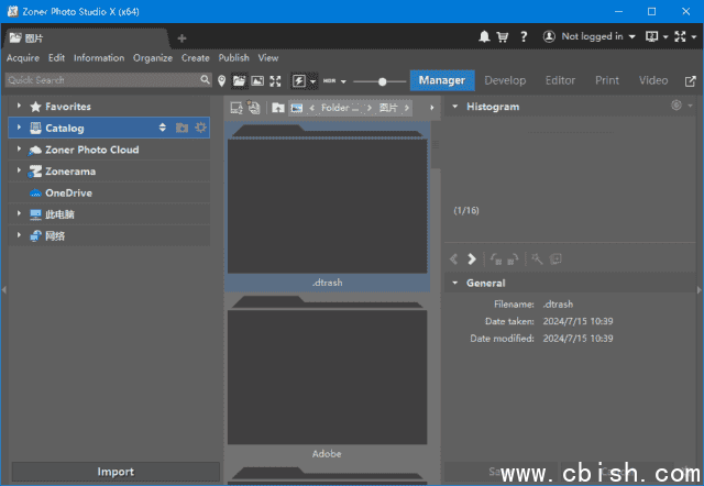 Zoner Photo Studio X(照片编辑管理) v19.2409.2.608 便携版