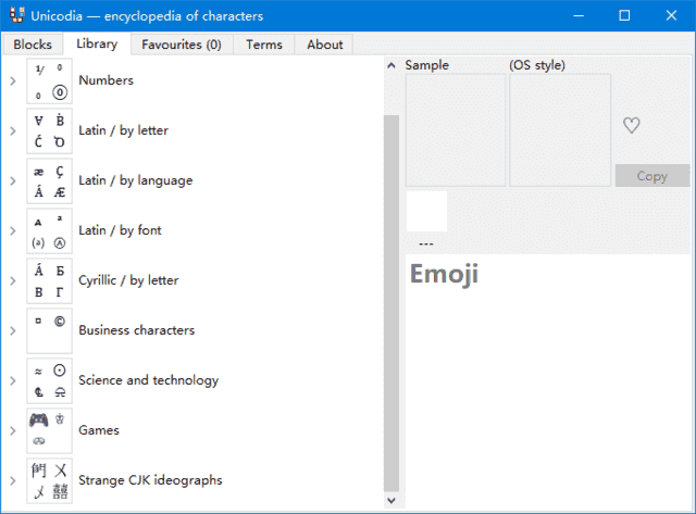 Unicodia(Unicode字符查询工具) v2.11.2 绿色版