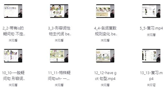 英语语法精讲课程