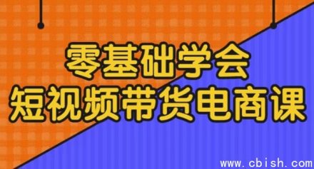 零基础入门短视频带货电商课程