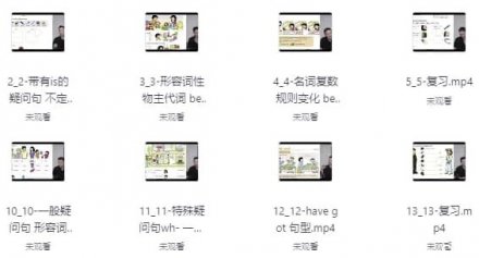 English Grammar Mastery Course（英语语法精讲课程）