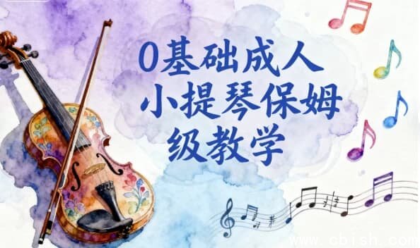 0基础成人小提琴保姆级教学